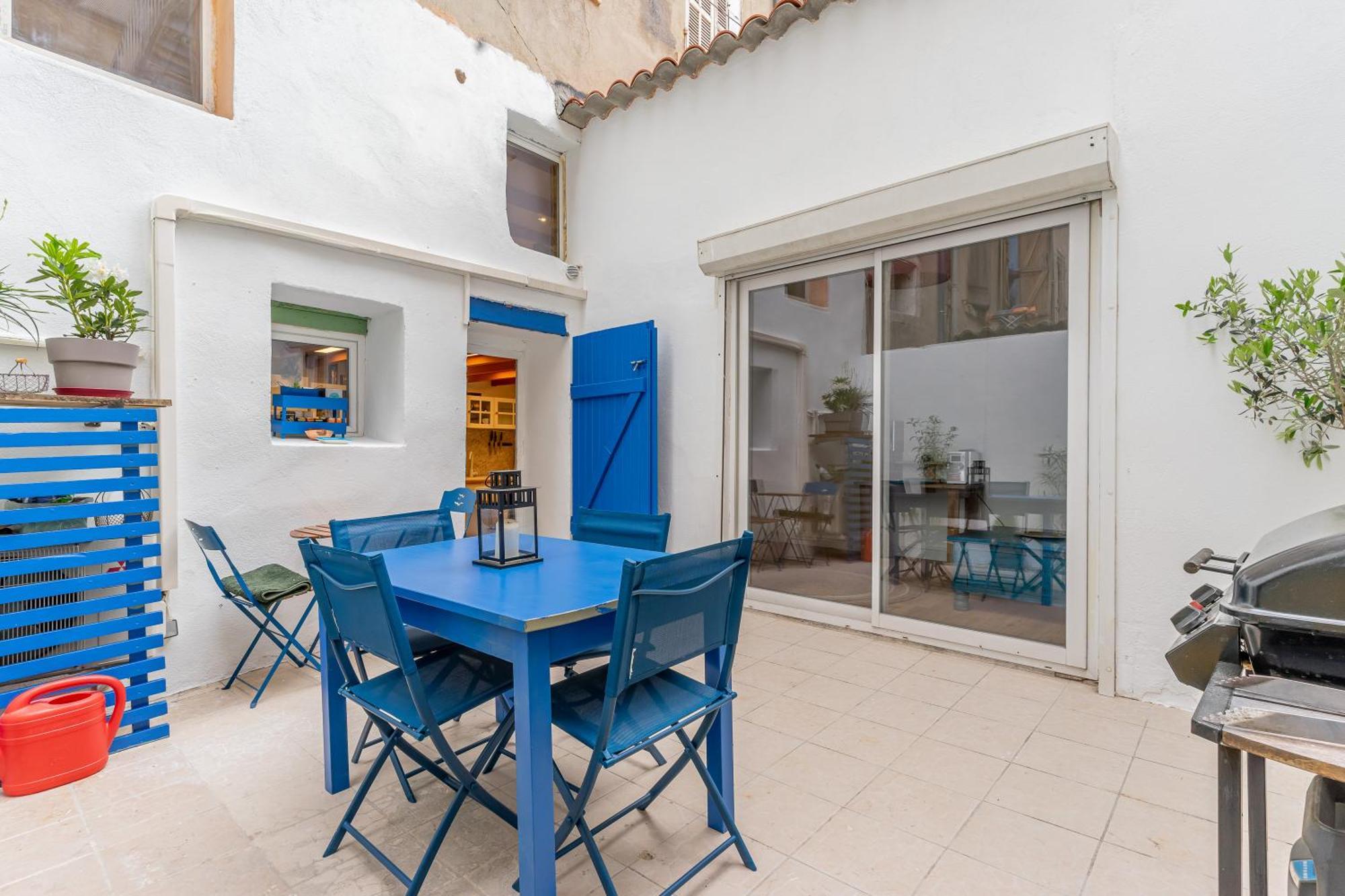 Duplex 4 Pers. Centre Avec Cour Privee Ensoleillee Daire Marsilya Dış mekan fotoğraf